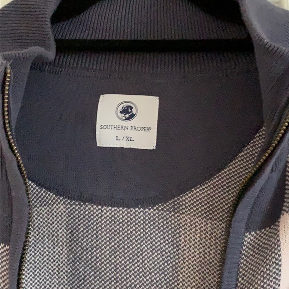 Southern Proper pink and grey zipper sweater - Picture 2 of 3